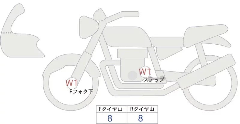 Suzuki V STROM SX лот № 04043 оценка 4  с аукциона в Японии