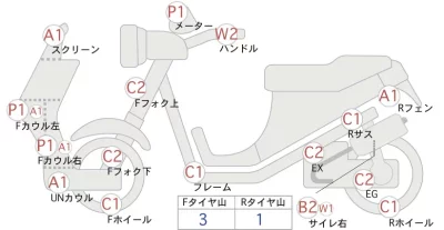 Honda X-ADV лот № 02031 оценка 4  с аукциона в Японии 0