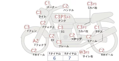 Harley-Davidson HARLEY FXLRST лот № 00056 оценка 8  с аукциона в Японии 0