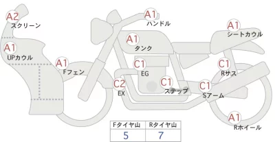 Honda CBR250RR ABS лот № 02050 оценка 4  с аукциона в Японии 0