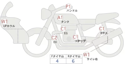Suzuki V-STROM 650 ABS лот № 02146 оценка 4  с аукциона в Японии 0