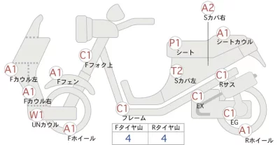 Yamaha T-MAX530 ABS лот № 02160 оценка 4  с аукциона в Японии 0