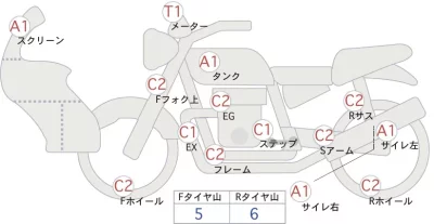 Honda VTR1000F лот № 00192 оценка 4  с аукциона в Японии 0