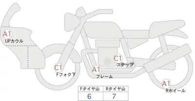 Harley-Davidson HARLEY FLHX1580 лот № 02184 оценка 5  с аукциона в Японии 0