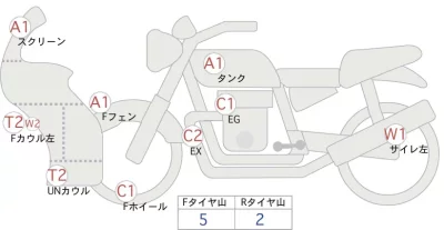 Kawasaki Ninja 1000 ABS лот № 00216 оценка 4  с аукциона в Японии 0