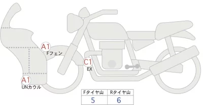 Suzuki GSX-S1000 лот № 00285 оценка 4  с аукциона в Японии 0