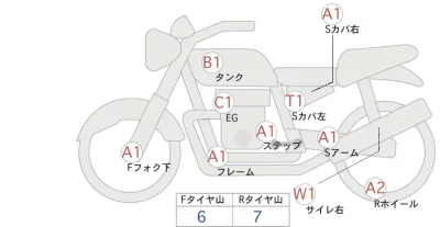 Honda VTR250 лот № 02250 оценка 4  с аукциона в Японии 0