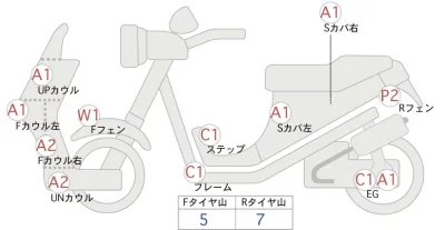 Honda CB400F лот № 02263 оценка 4  с аукциона в Японии 0