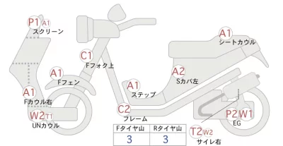 Suzuki SKYWAVE 250S-1 лот № 02013 оценка 4  с аукциона в Японии 0