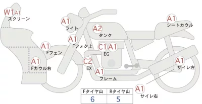 Suzuki GSX1300R HAYABUSA лот № 00073 оценка 4  с аукциона в Японии 0