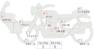 Harley-Davidson HARLEY FLHX1580 лот № 04054 оценка 4  с аукциона в Японии 0