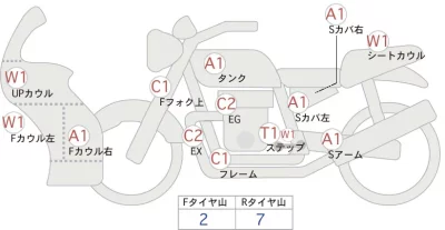 Kawasaki Ninja 400 лот № 00114 оценка 4  с аукциона в Японии 0