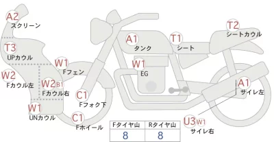Honda CBR1100XX лот № 00238 оценка 4  с аукциона в Японии 0