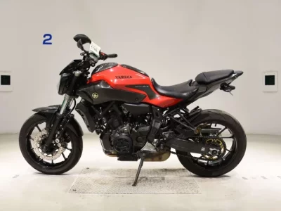 Yamaha MT-07 лот № 5188 оценка 4  с аукциона в Японии 2
