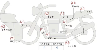 Kawasaki Ninja 250 лот № 02008 оценка 4  с аукциона в Японии 0