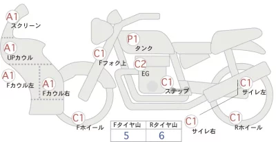 Honda GL1800 GOLDWING лот № 00018 оценка 4  с аукциона в Японии 0