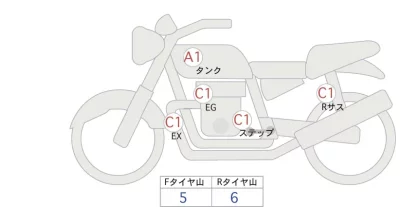 Suzuki V STROM 250 лот № 04021 оценка 4  с аукциона в Японии 0