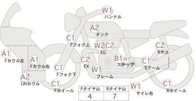 Honda CBR650R лот № 00078 оценка 4  с аукциона в Японии 0