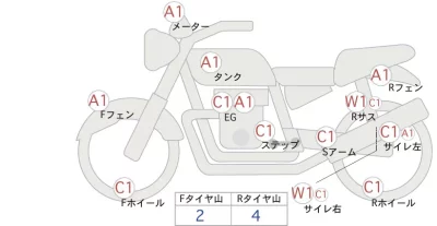 Triumph  STREET TWIN лот № 04088 оценка 4  с аукциона в Японии 0