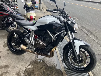 Yamaha MT-07  с аукциона в Японии