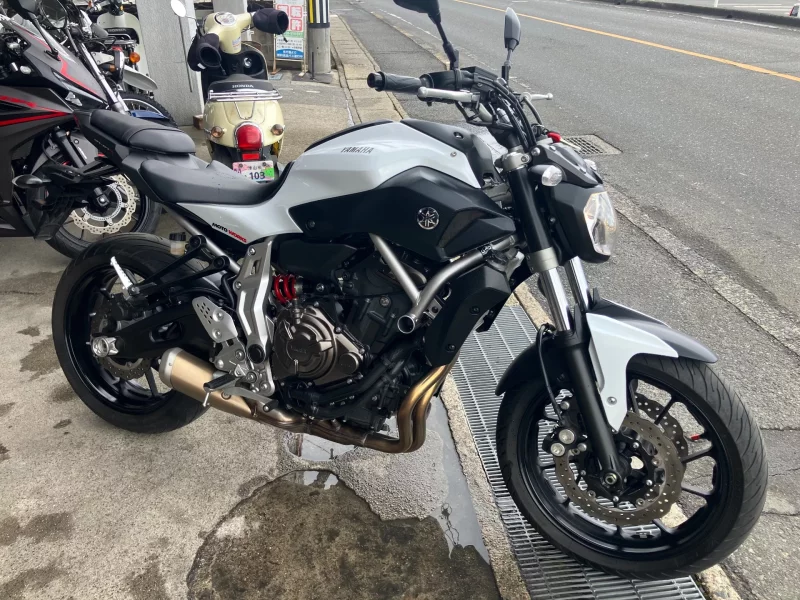 Yamaha MT-07 лот № 02096 оценка 4  с аукциона в Японии