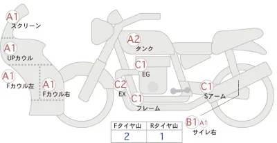 Yamaha YZF-R25 лот № 00128 оценка 4  с аукциона в Японии 0