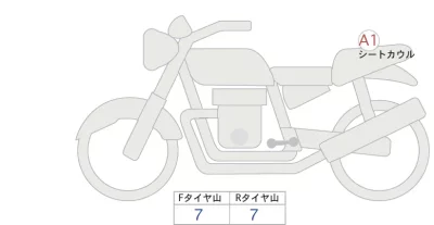 Yamaha MT-07 ABS лот № 06128 оценка 5  с аукциона в Японии 0