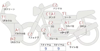 Suzuki GSX-R1100 лот № 00211 оценка 4  с аукциона в Японии 0