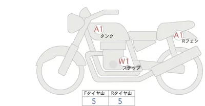 Honda REBEL 1100 DCT лот № 04219 оценка 5  с аукциона в Японии 0