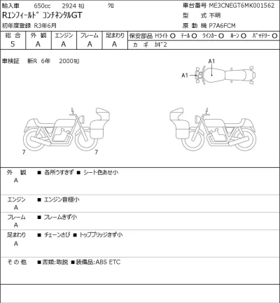 Other R ENFIELD CONTINENTAL GT лот № 5317 оценка 5  с аукциона в Японии 0