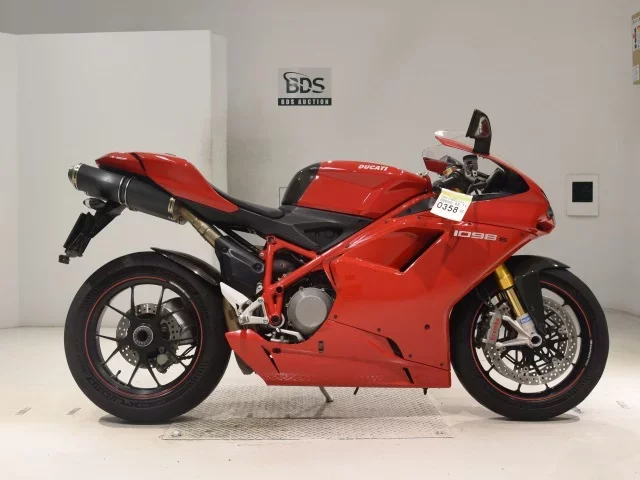 Ducati  1098 S лот № 0358 оценка 5  с аукциона в Японии