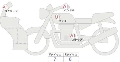 Kawasaki Ninja 650R лот № 04358 оценка 5  с аукциона в Японии 0