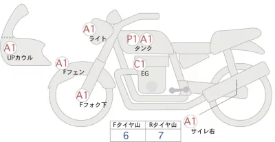 Ducati  DIAVEL DARK лот № 02455 оценка 4  с аукциона в Японии 0