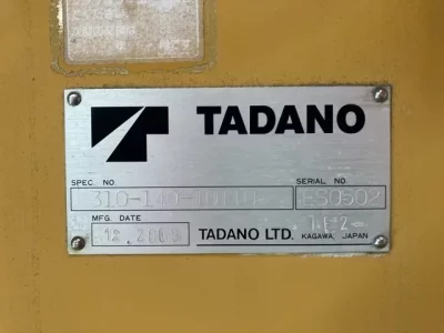 TADANO CRANE