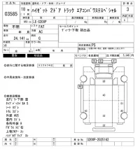 Daihatsu HIJET TRUCK лот № 3585 оценка 3  с аукциона в Японии 6