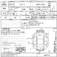 Nissan MURANO лот № 25041 оценка 3.5  с аукциона в Японии 10