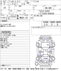 Daihatsu HIJET VAN лот № 3310 оценка 3  с аукциона в Японии 5