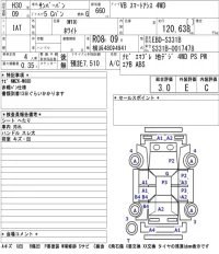 Subaru SAMBAR лот № 3319 оценка 3  с аукциона в Японии 5
