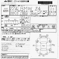 BMW Z4 лот № 8221 оценка 3.5  с аукциона в Японии 7