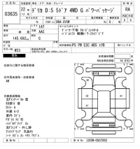 Mitsubishi DELICA D5 лот № 3635 оценка RA  с аукциона в Японии 6
