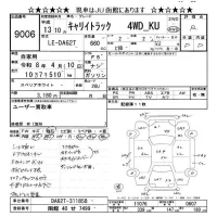Suzuki CARRY TRUCK лот № 9006 оценка R  с аукциона в Японии 9