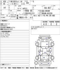 Nissan CLIPPER RIO лот № 3047 оценка 4  с аукциона в Японии 5
