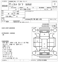 Daihatsu TANTO лот № 5540 оценка 3  с аукциона в Японии 6