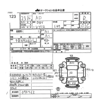 Nissan AD лот № 123 оценка R  с аукциона в Японии 7