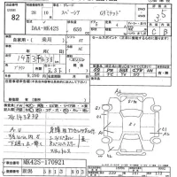 Suzuki SPACIA лот № 82 оценка 3.5  с аукциона в Японии 2
