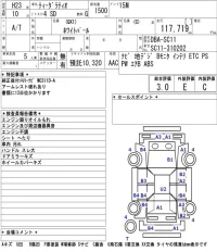 Nissan TIIDA LATIO лот № 8539 оценка 3  с аукциона в Японии 5