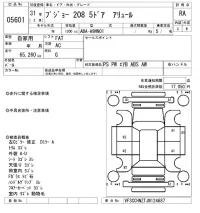 Peugeot 208 лот № 5601 оценка RA  с аукциона в Японии 6
