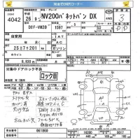 Nissan NV200 лот № 4042 оценка 3  с аукциона в Японии 5