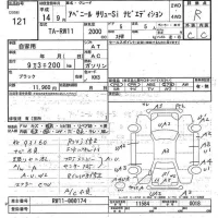 Nissan AVENIR WAGON лот № 121 оценка R  с аукциона в Японии 7