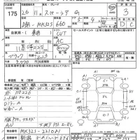 Suzuki SPACIA лот № 175 оценка 3  с аукциона в Японии 7